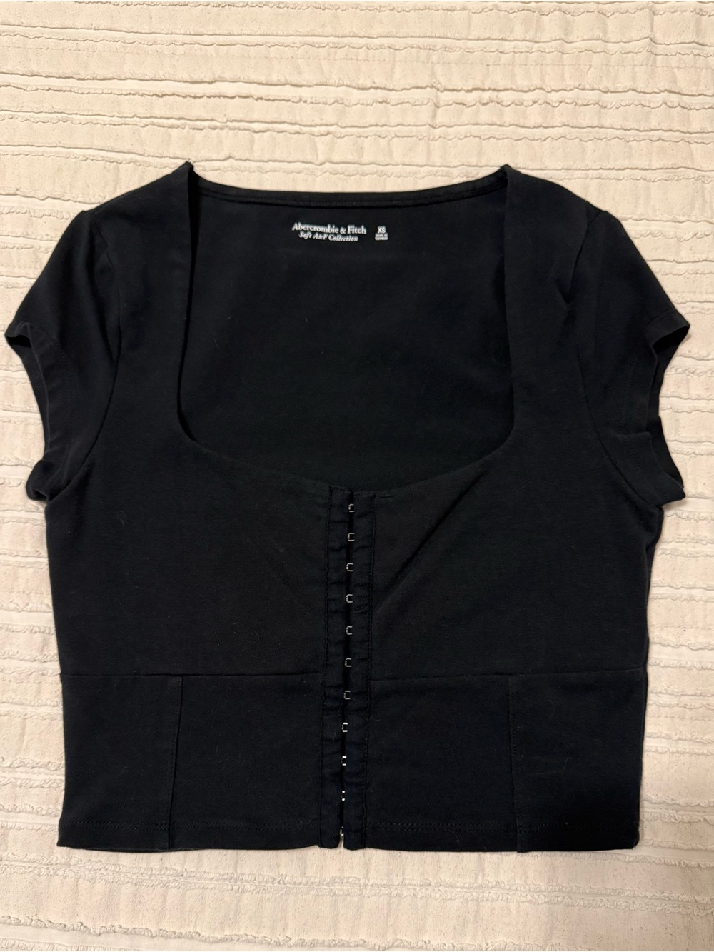 Abercrombie Black Corset Top